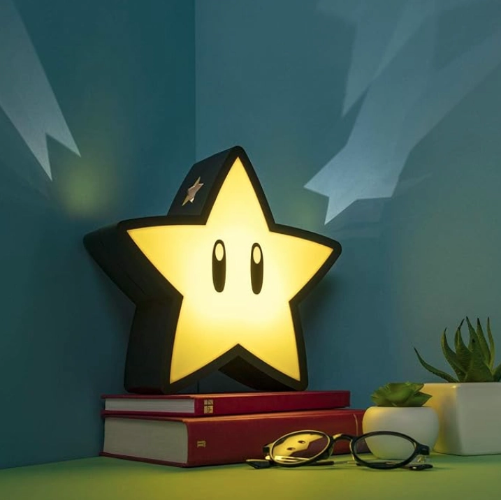Lampe Mario Super Star Projecteur