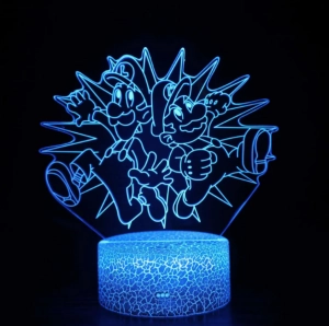 Lampe 3D Mario & Luigi