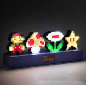 Lampe Mario Icones Super Mario Bros (Bleu)