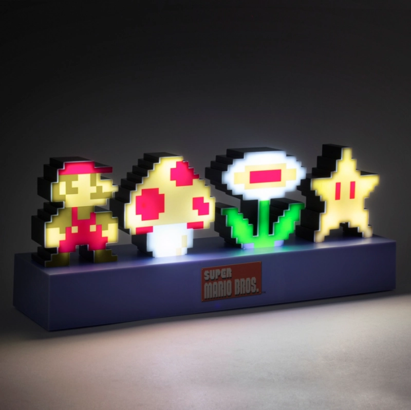 Lampe Mario Icones Super Mario Bros (Bleu)
