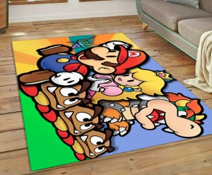 Tapis Mario Peach Bowser