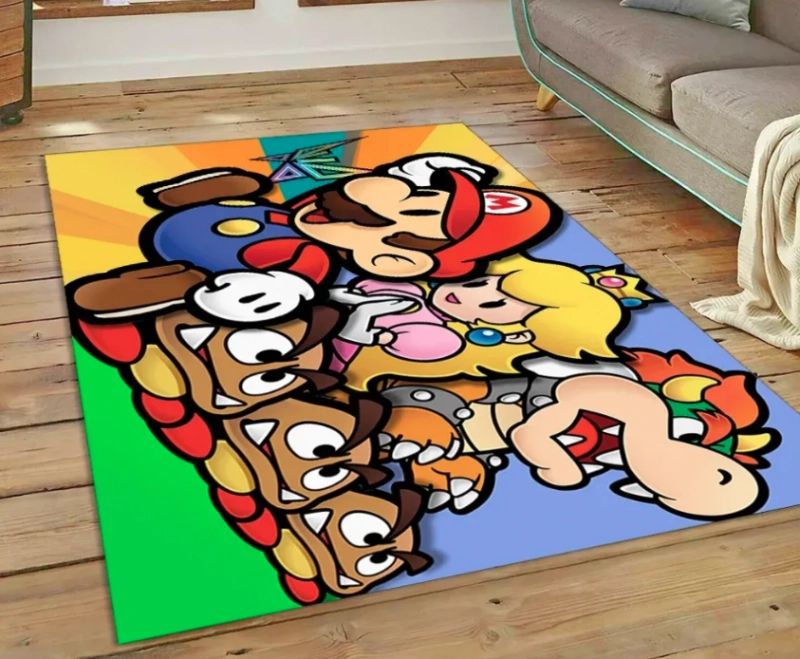 Tapis Mario Peach Bowser