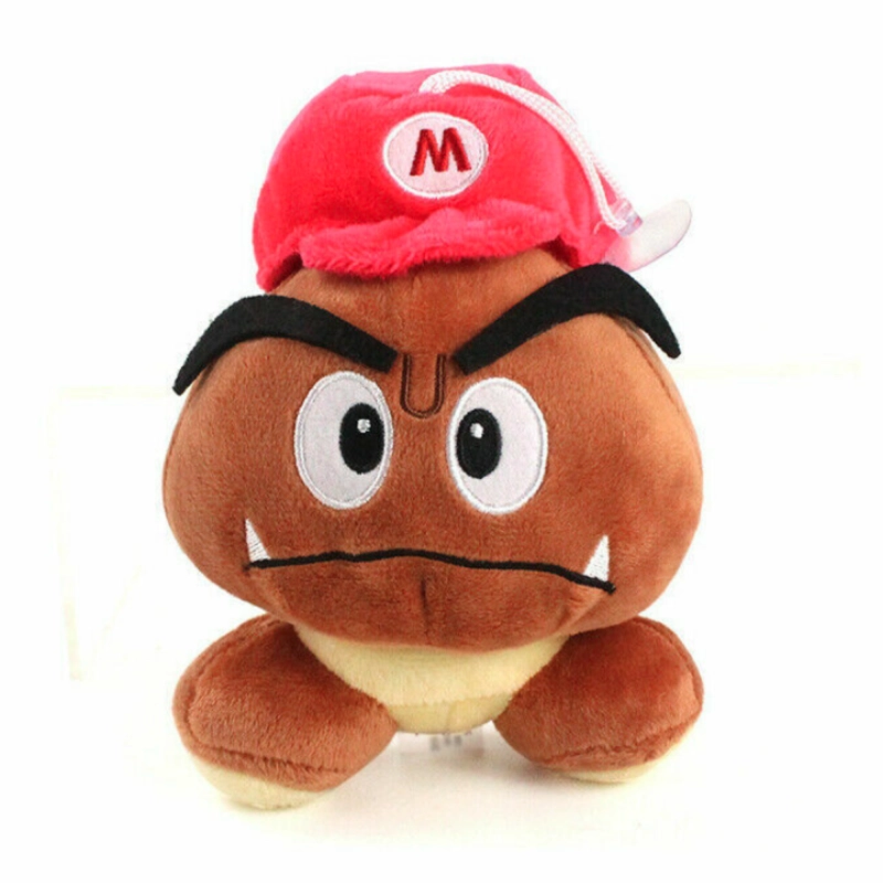 Peluche Goomba Casquette Mario