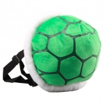 Sac à Dos Carapace Verte en Peluche