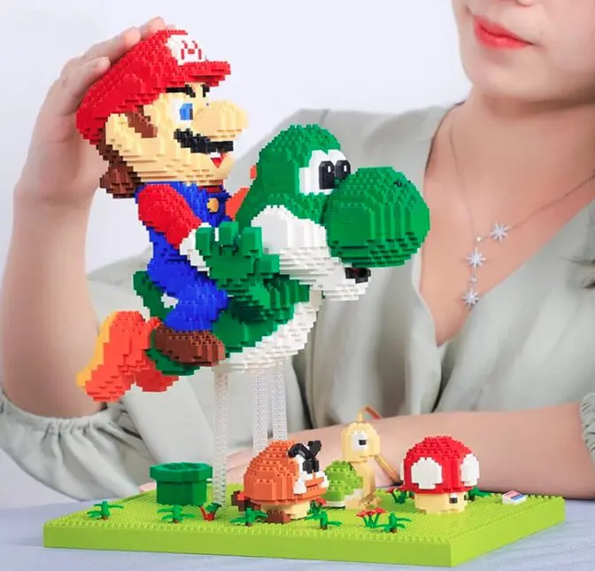 Mini Briques Mario & Yoshi (22cm) – Image 2
