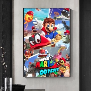 Poster Mario Odyssey & Cappy
