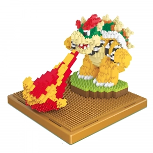 Mini Briques Bowser Flamme