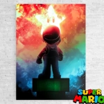 Poster Super Mario Étoile