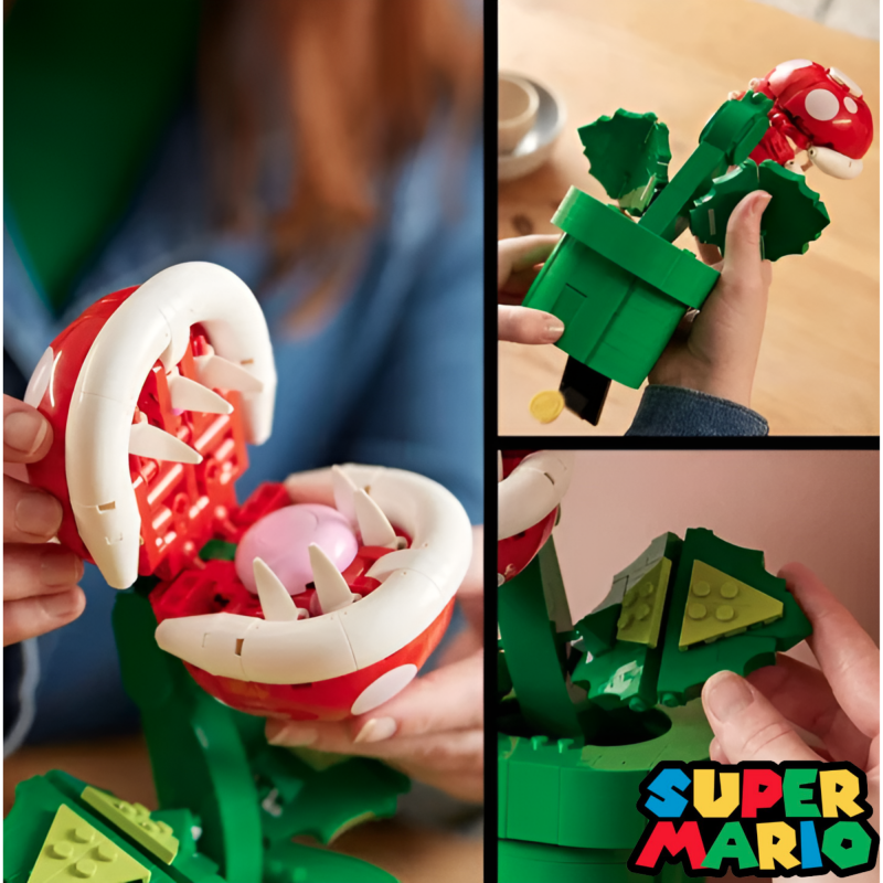Mini Briques Mario Plante Piranha (23cm) – Image 2