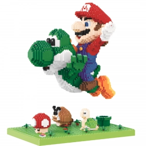 Mini Briques Mario & Yoshi (22cm)