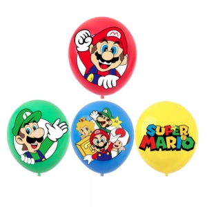 Ballon Super Mario (lot de 4)
