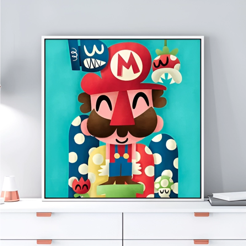 Poster Mario Artistique