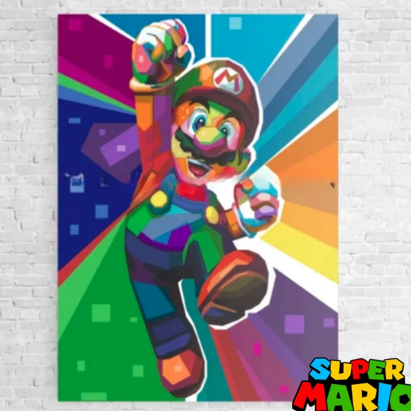 Poster Mario Arc-en-Ciel