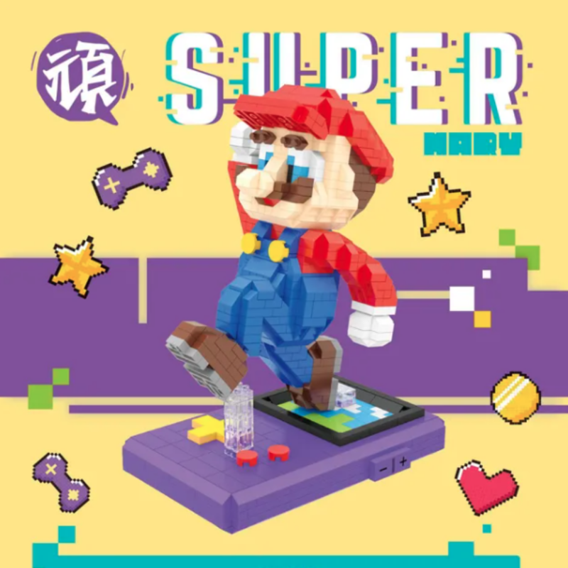Mini Briques Mario Gameboy (23cm)