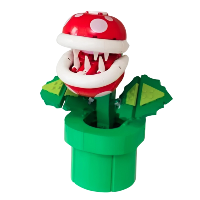 Mini Briques Mario Plante Piranha (23cm)