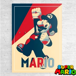 Poster Mario Bros Vintage