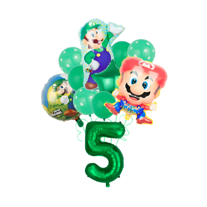 Ballons Anniversaire Mario & Luigi – Image 5