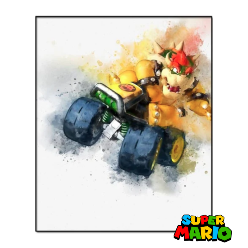 Poster Bowser Kart