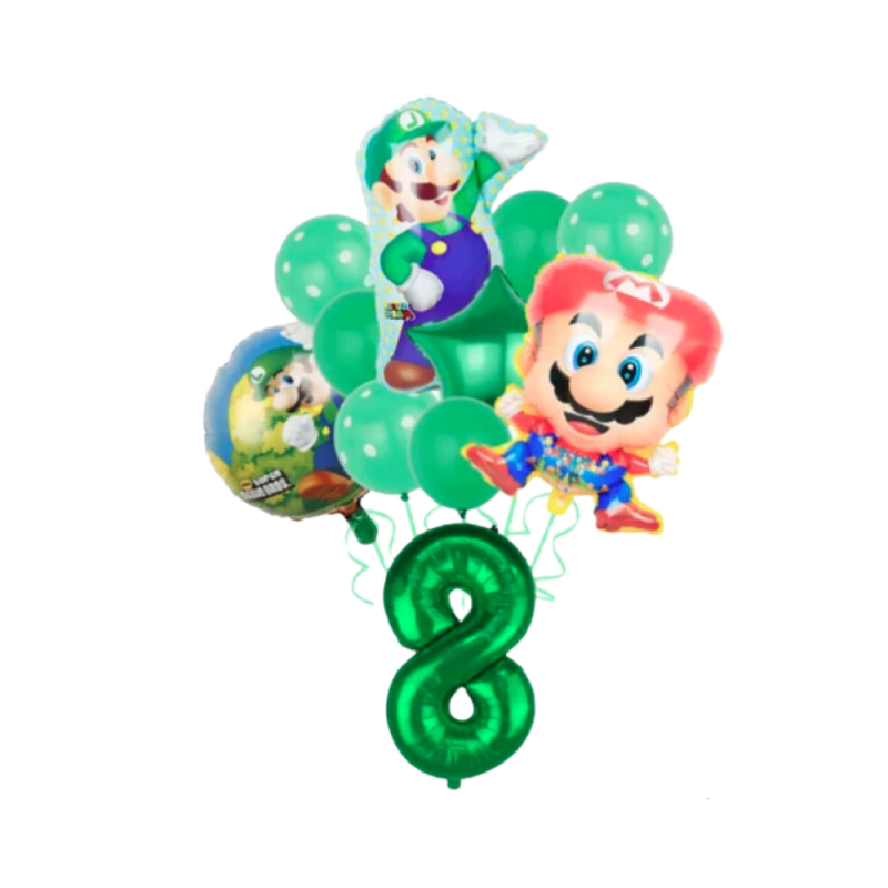 Ballons Anniversaire Mario & Luigi – Image 8