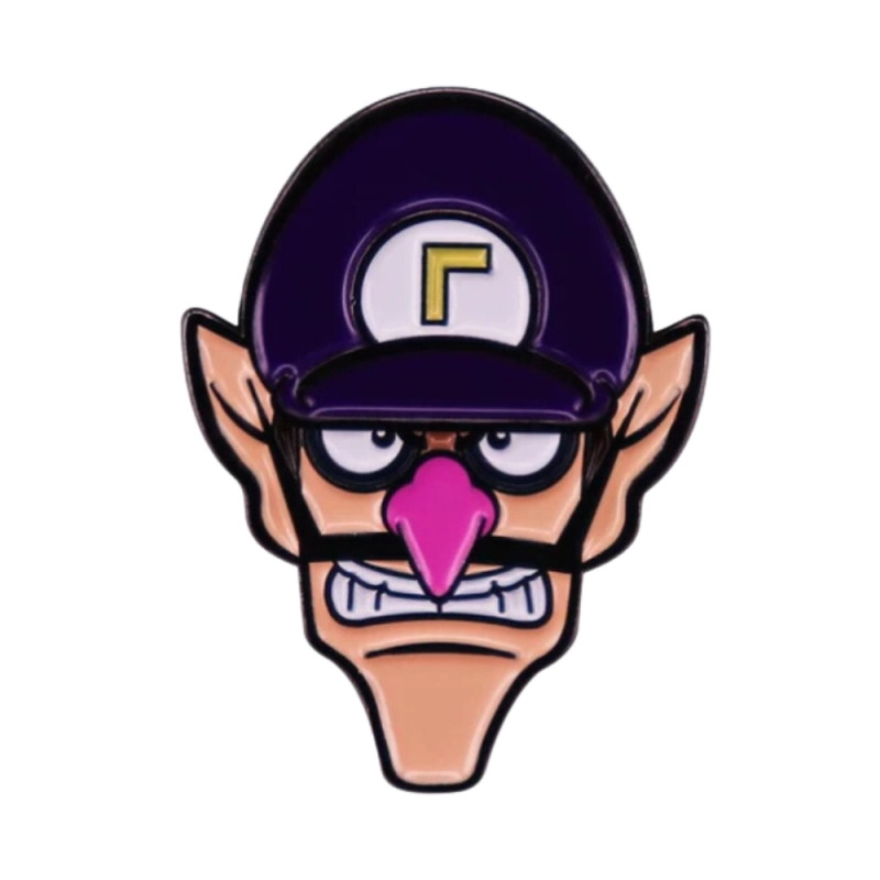 Pin's Waluigi Tête