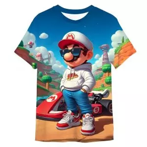 T-Shirt Mario Kart Pilote