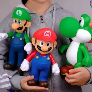 Figurines Géantes Mario Luigi Yoshi