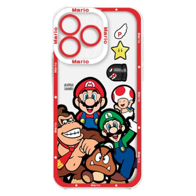 Coque iPhone Mario Luigi DK Toad