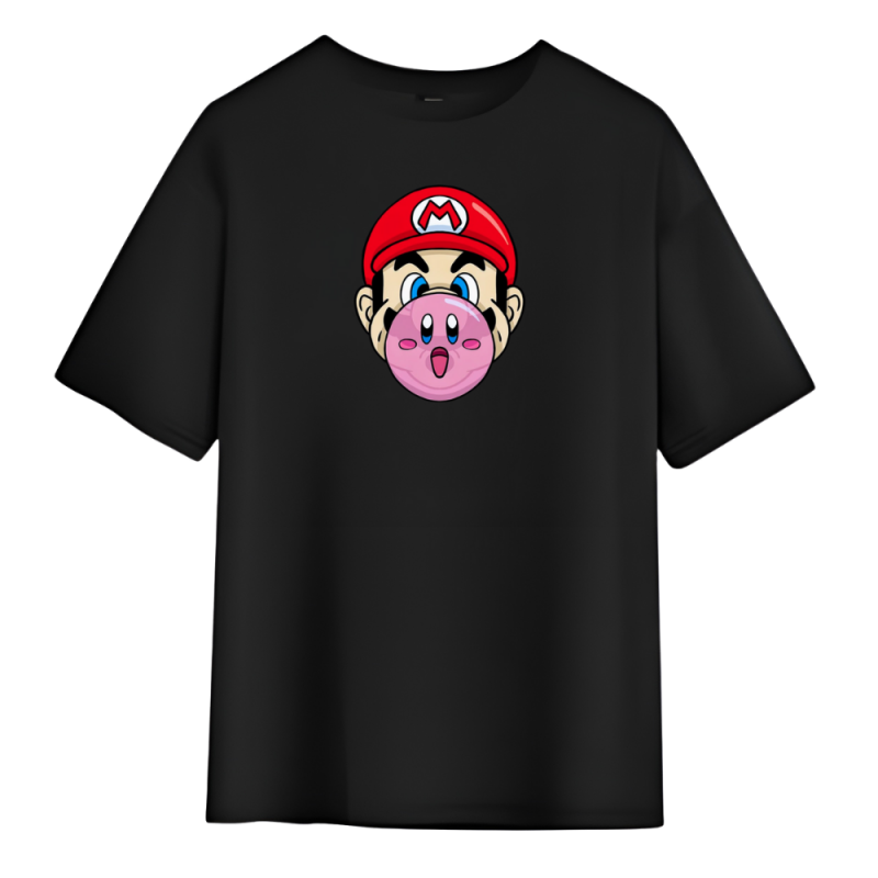 T-Shirt Mario Kirby Chewing Gum