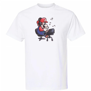 T-Shirt Mario Pianiste