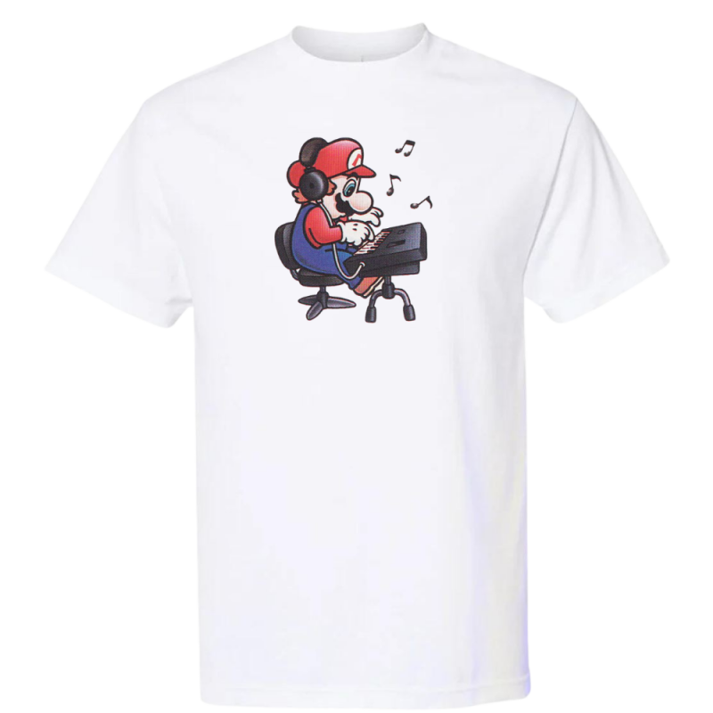 T-Shirt Mario Pianiste – Image 3