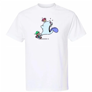 T-Shirt Luigi Aspirateur Boo